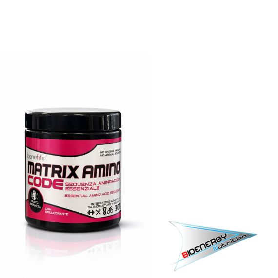 Benefits - Fitness Experience-MATRIX AMINO CODE (Gusto Arancia - Conf. 300 gr)     